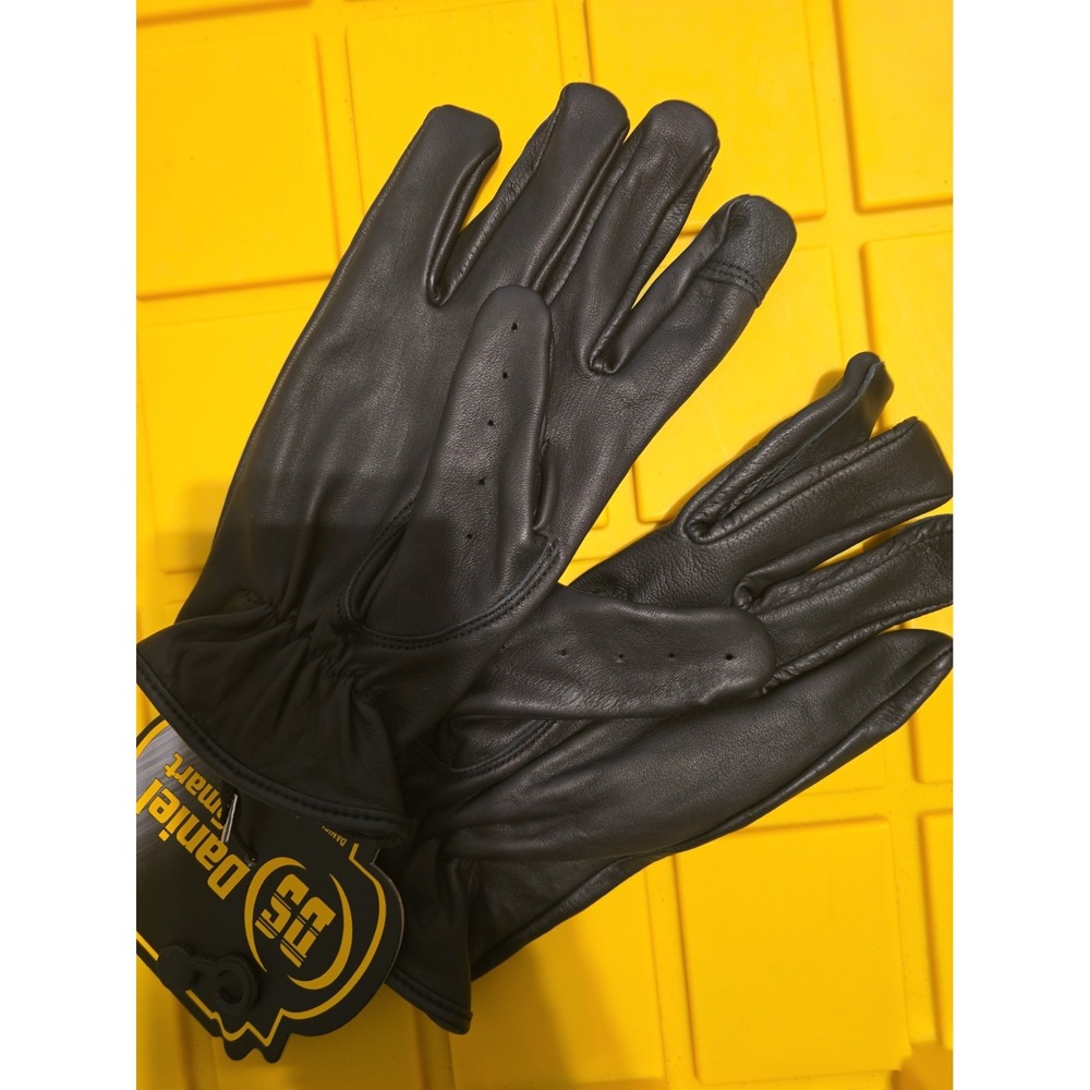 Daniel Smart DS51-3XL black deerskin unlined driving gloves